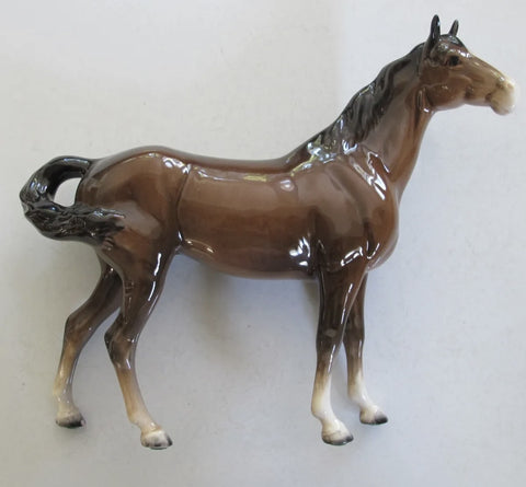 Vintage English Beswick Horse Figurine  Equine  Equestrian