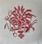 HTF Vintage Red Transferware Platter Royal Staffordshire God Speed the Plough  Farm