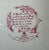 HTF Vintage Red Transferware Platter Royal Staffordshire God Speed the Plough  Farm