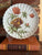 Antique Aesthetic Movement Peony Bloom Copeland Spode Polychrome Botanical Fluted Plate