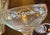 Vtg Bride & Groom Engraved Wedding Champagne Toast Glasses Set Footed Stem Clear