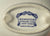 Vintage Blue Ironstone English Transferware Soap Dish Calico Cat