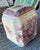 Purple English Transferware Masons Ascot Squared Canister Tea Caddy Flower Basket & Butterfly