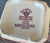 Purple English Transferware Masons Ascot Squared Canister Tea Caddy Flower Basket & Butterfly