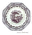 Purple Staffordshire Octagon Shape Plate Charles Dickens Humphrey's Clock Ridgway