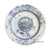 Dk Blue Woodland Cottage & Birds Transferware Plate Brown Westhead & Moore