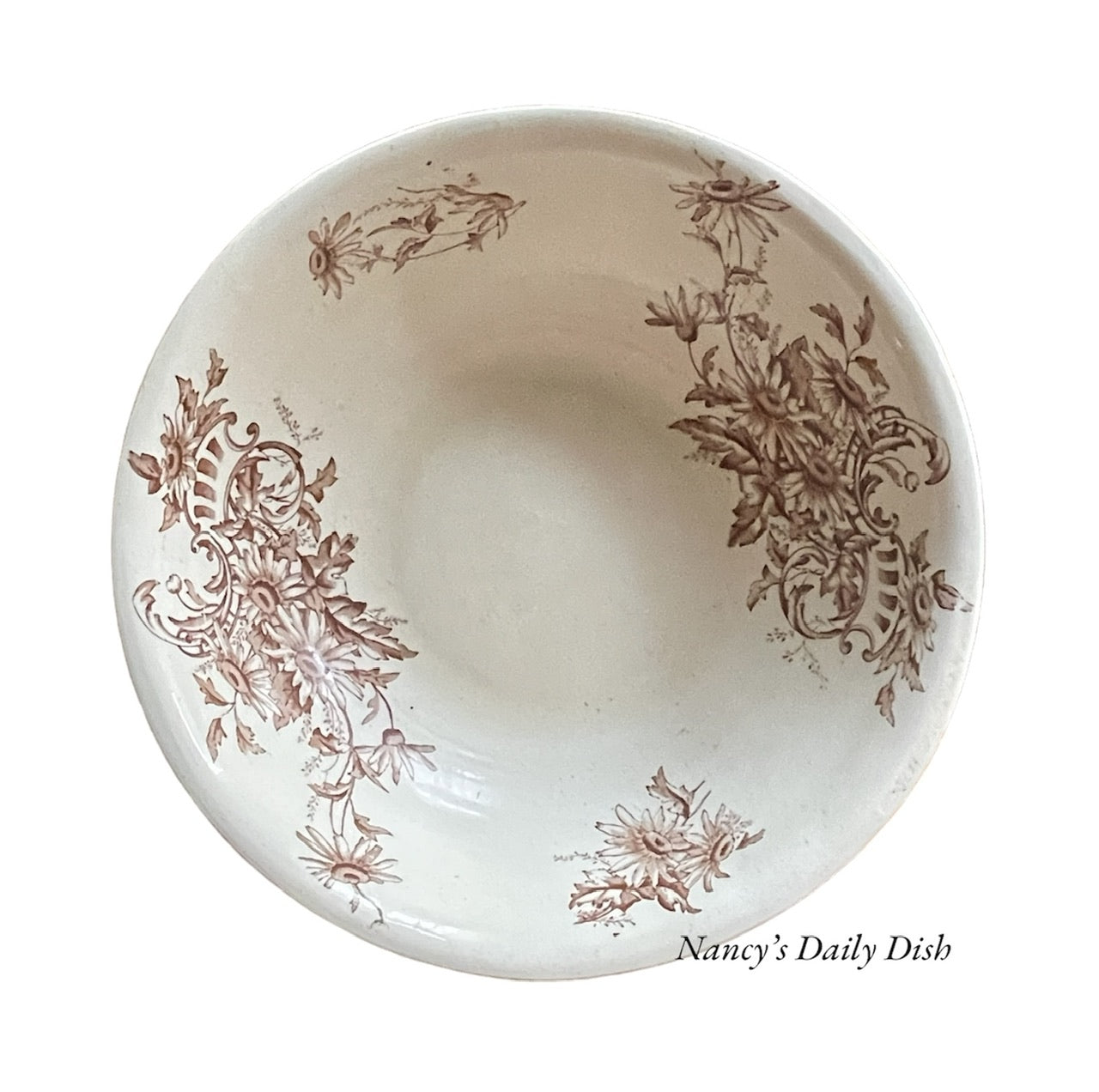 Transferware Brown Transferware
