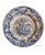 Ralph Hall Cobalt Blue Transferware Plate Italian Buildings