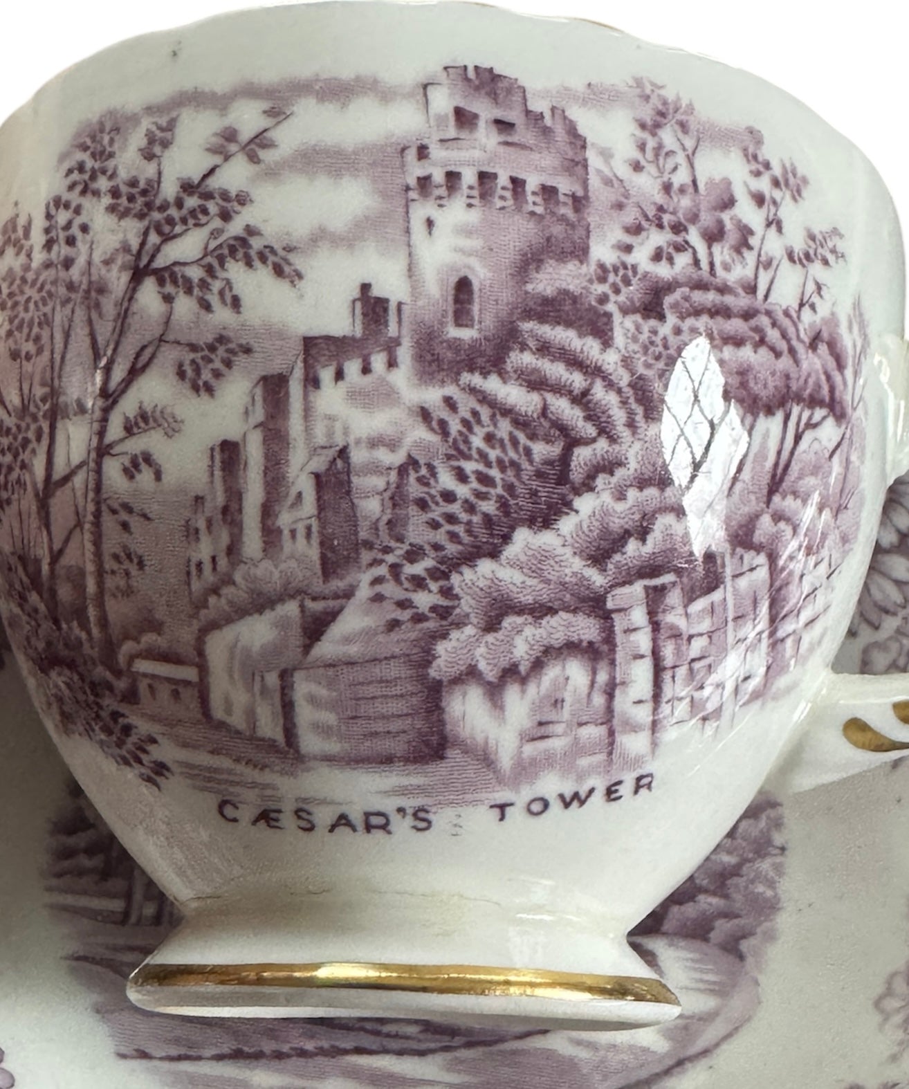 Purple Transferware