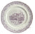 Vintage Lavender - Purple Transferware Plate Warwick Castle Daisy Border