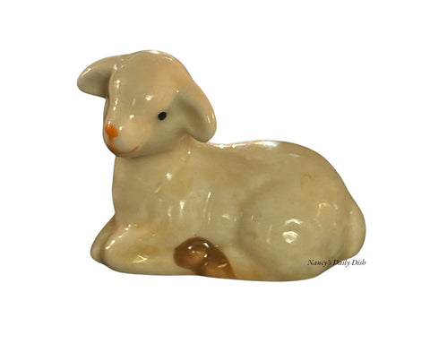 Miniature Ceramic Sheep / 🐑 Lamb Figurine