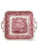 Red English Transferware Tab Handled Tray / Platter Masons Scenic Park Vista
