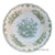 Vintage English Green Transferware Serving Bowl Basket of Fruits & Foliage