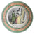 Green Trim Black Transferware Plate Cries of London Sweet China Oranges