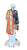 Vintage Radnor Scottish Figurine The Laird in Red Tartan Plaid Kilt