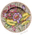 Antique Wedgwood Brown Polychrome Transferware Water Lily Plate