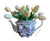 1930 Sadler Tower Brigadoon Teapot Vase Watering Can Purple Transferware