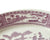 RARE Vntg Restaurant Purple Chinoiserie Willow Transferware Serving Platter Enchanted Garden Pagoda Alpine Scenery