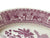 RARE Vntg Restaurant Purple Chinoiserie Willow Transferware Serving Platter Enchanted Garden Pagoda Alpine Scenery