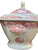 Clarice Cliff Signed Royal Staffordshire Red Transferware LG Soup Tureen Rural Scenes