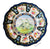 Spode Copeland Upland Wild Geese No. 10 Enameled Clobbered Antique Transferware Plate