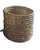 Set of 8 Brown Dark Amber Beaded  Napkin Rings