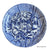 7"  Antique Wedgwood Blue Transferware Lilly Water Lily Plate