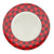 Tartan Plaid Red & Black Christmas Dinner Plates Set of 4 NEW 222 Fifth Wexford