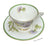 Antique Teacup & Saucer Scottish Glamis Thistle Green & Lavender Artist Signed Royal Doulton