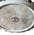 RARE Antique Purple & White Transferware Filigree Fretwork Chestnut Bowl w/ Grazing Sheep
