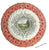 RARE Copeland SpodeBrick Red & Black Transferware Plate Scenic River & Landscape w/ Exquisite Detail
