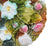 French Late 19th Century Majolica Barbotine Plate Strawberries Strawberry Leaves Flowers