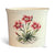 Vintage English Worcester Pink Dianthus & Blue Gentian Flowers Matches / Toothpick / Cigarette Holder