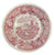 Farmhouse Scenery Grazing Cows / Cattle Red Transferware Plate