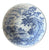 Vintage Blue & White Toile Transferware Candy Dish Bowl English Countryside Bridge Castle