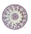 English Ivy Purple Lavender Transferware Plate Crown Ducal Circa 1930