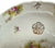 Antique Germany Hand Painted Pink & Yellow Flowers Crescent Shape Plate
