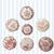 Instant Wall Display - Collection - Red English Transferware Plates  7 Mix n Match