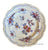 JWR Stone China Plate Staffordshire Lavender Blue Transferware Japan Flowers Butterflies Plate