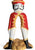 Vintage Christmas TASTESETTER SIGMA CANDLEHOLDER NUTCRACKER RED SOLDIER  10"