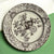 Antique 19th Century E Challinor Aesthetic Mvmt Brown Transferware Dinner Plate