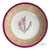 1868-83 Royal Worcester Hand Painted Pink Heather Botanical Plate English Transferware