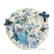 Fragments of Grace: Where Grace Takes Wing 14 Piece Majolica Blue & Green Teal Turquoise Transferware Instant Platewall