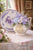 Antique Octagon Purple Flow Mulberry Plate Peony & Morning Glory Hulme and Booth Flora