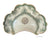 Antique Green Transferware Crescent Bone Dish Maddock