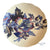Antique 19C Aesthetic Movement Blue Transferware Hibiscus Plate  Brown Westhead & Moore Antique Transferware Victorian Plate