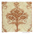 Antique Mintons China Works Aesthetic Movement Art Nouveau Brown Transferware Tile