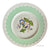Antique Wedgwood Plate Embossed Border | Mint-Aqua Band w Blue & Purple Morning Glory Flowers c.1905–1930