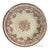 Brown Vintage English Transferware Soup Bowl / Plate Shabby Roses & Victorian Scrolls