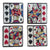 Set of 4 Needlepoint Playing Cards Game Card 5” Coasters